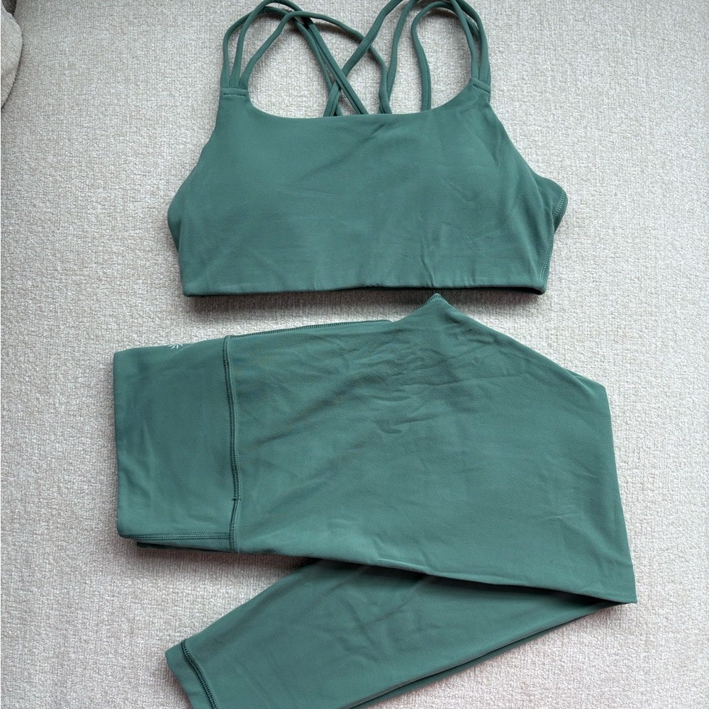 Green Athleta Set